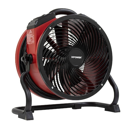 Xpower X-39AR-Red - X-39 AR 1/4 HP 2100 CFM Variable Speed Sealed Motor Ventilation Commercial Fan