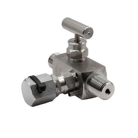 Ham-Let M-20M-80-8N-SS-V-LDI-KEY - Two-Way Valve,Stainless Steel