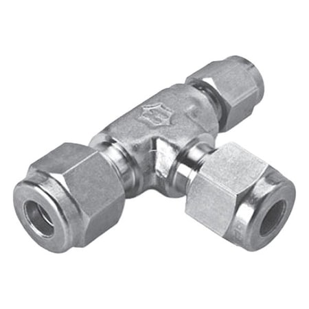 Ham-Let 764LR SS 3/8 X 1/4X 3/8 - Tee, SS, Tube 3/8", Tube 1/4", Tube 3/8"