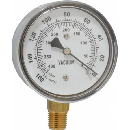 Gast AE134 - Blower Relief Valve, Male NPT, 1/4 in Inlet, 160 psi Max, 3.35 in Overall Length