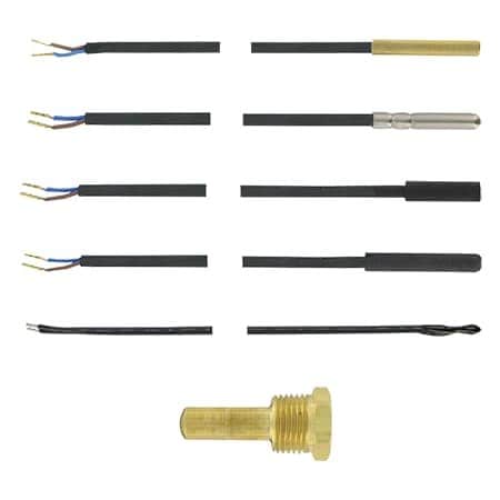 Dwyer Instruments TS-1 - PTC sensor, brass sheath, PVC cable, 5 ft. (1.5 m) length