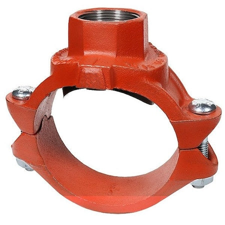 Gruvlok 0390175339 - Clamp Tee, DI, Plain 4 in, Plain 4 in