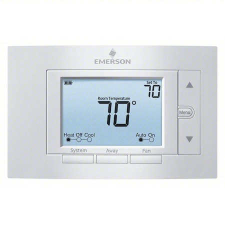 White-Rodgers 1F85U-42NP - 80 Series Thermostats, 4 H, 2 C, Hardwired/Battery, 24 VAC